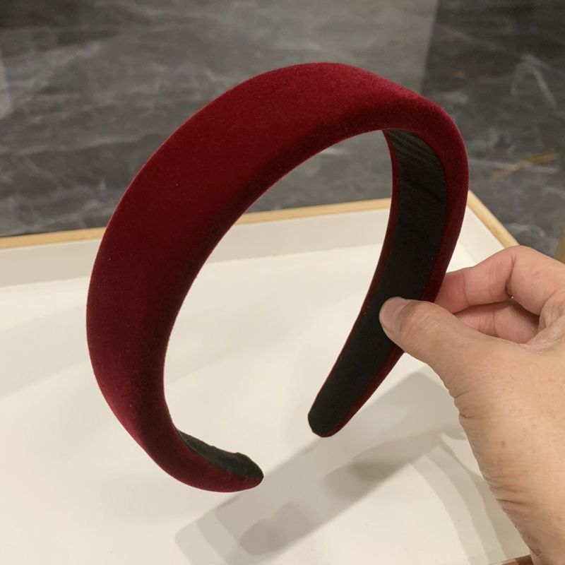 Wholesale pink fabric high skull plaid headband